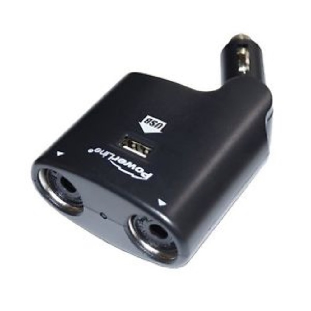Auto socket splitter with USB Power - Picture 3 of 3